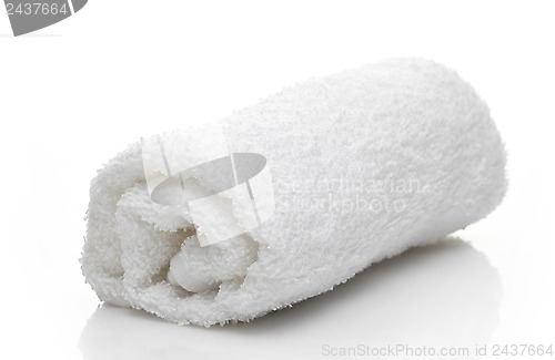 Image of white spa towels