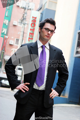 Image of Businessman in the city