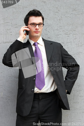 Image of Businessman on the phone