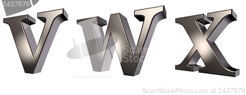 Image of metal letters