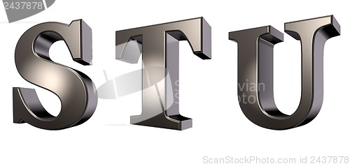 Image of metal letters