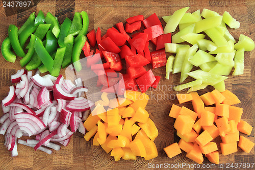 Image of Diced vegetables