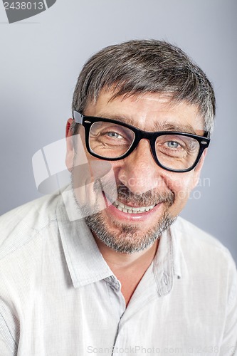 Image of Happy man portrait