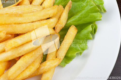 Image of Golden potatoes fries