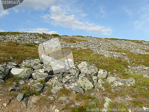 Image of Arctic rocky hill in Lapland