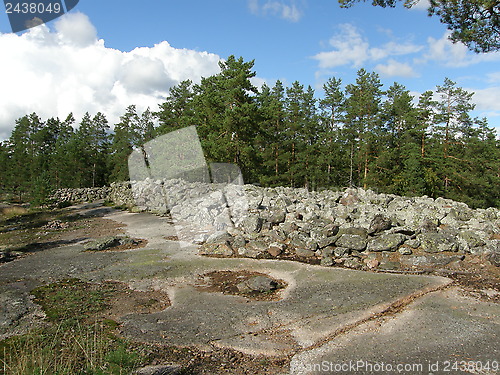 Image of Bronze age burial site in Finland