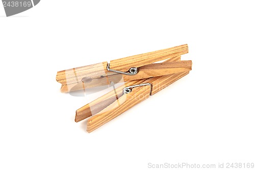 Image of two wooden clamps
