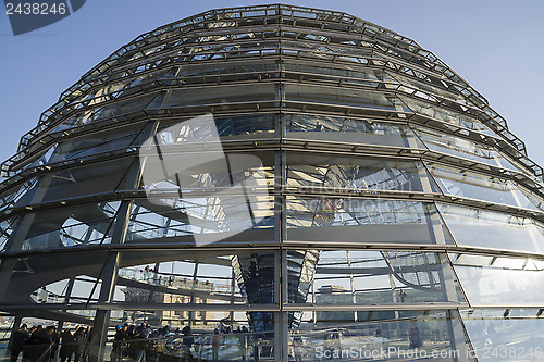 Image of Glass cupola on Reichstag building