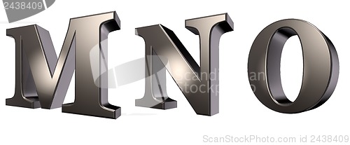 Image of metal letters