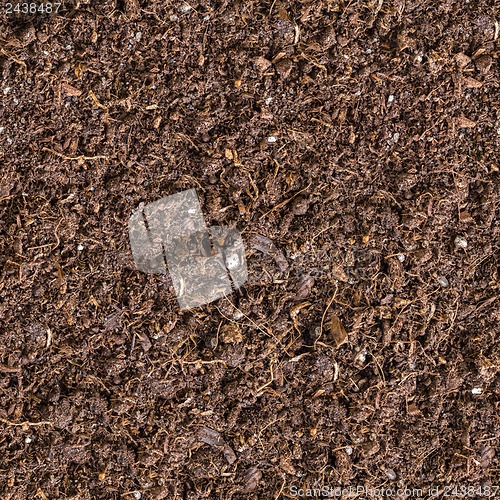 Image of Seamless Texture of Brown Soil.