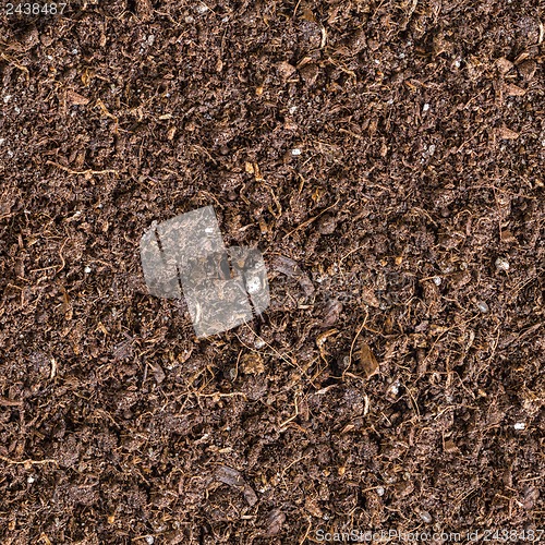 Image of Seamless Texture of Brown Soil.