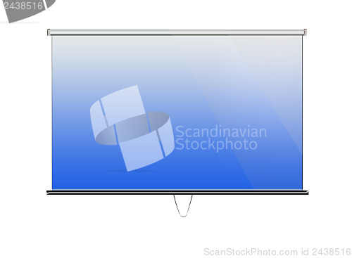 Image of modern blue screen