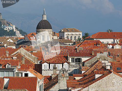 Image of Dubrovnik historic town cathedral, Croatia