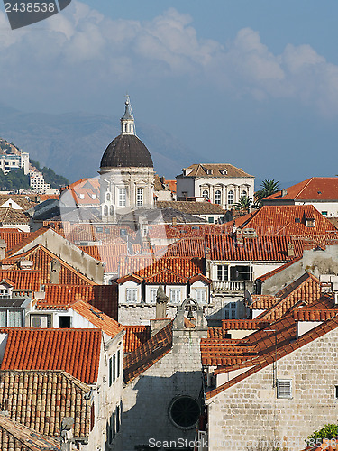 Image of Dubrovnik historic town cathedral, Croatia