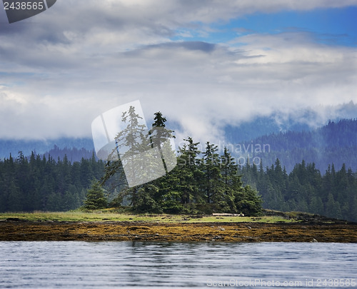 Image of Mountain Rainy Landscape