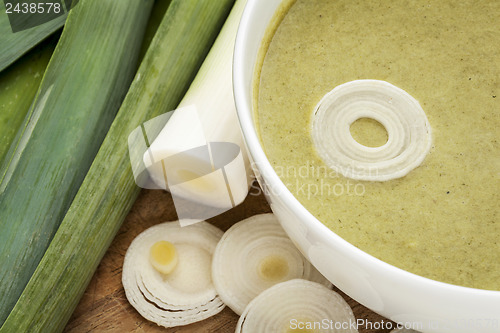 Image of cream of leek soup