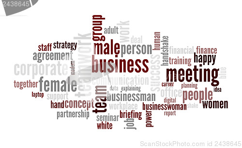 Image of Business text cloud