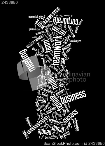 Image of Business text cloud