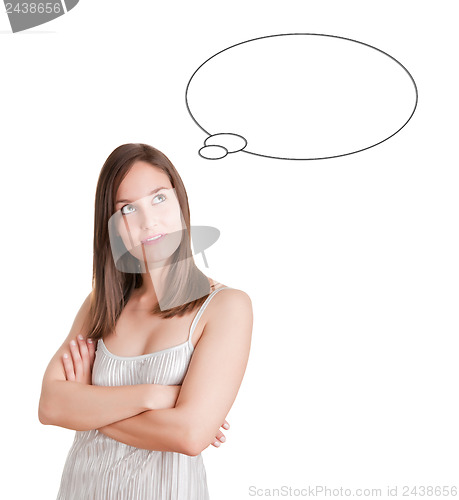 Image of Woman Thinking