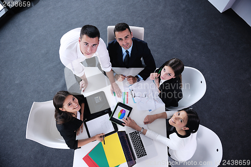 Image of business people in a meeting at office