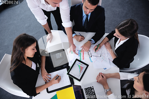 Image of business people in a meeting at office