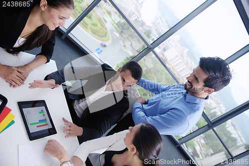 Image of business people in a meeting at office