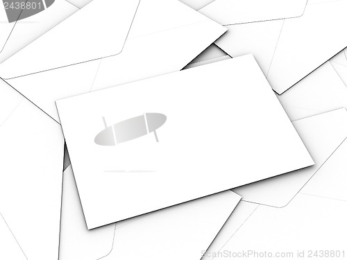 Image of White business envelopes 