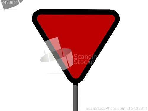 Image of Triangular danger sign