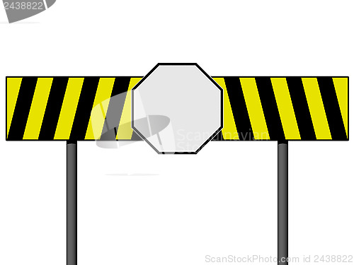 Image of Empty warning sign