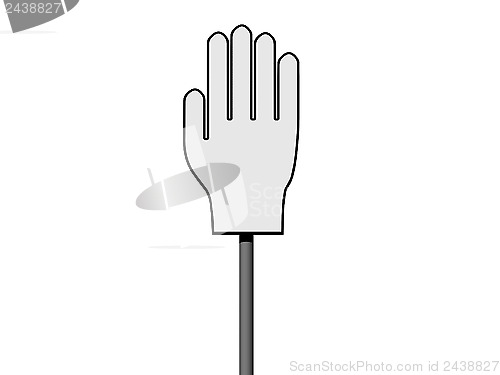 Image of Empty palm sign