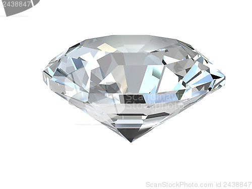 Image of Diamond on white background