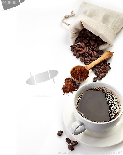 Image of still life with coffee