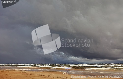 Image of View of storm seascape