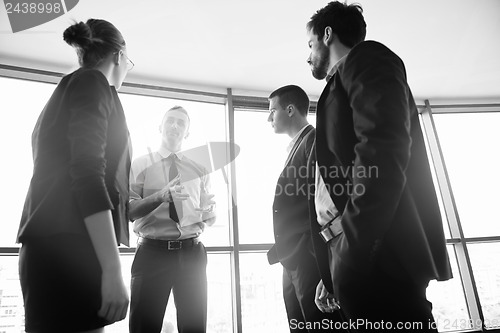 Image of business people in a meeting at office
