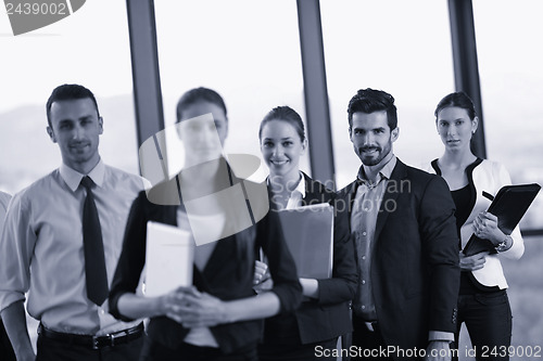 Image of business people in a meeting at office