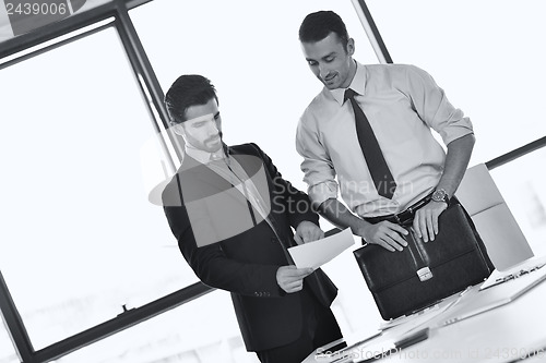 Image of business people in a meeting at office