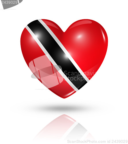 Image of Love Trinidad And Tobago, heart flag icon