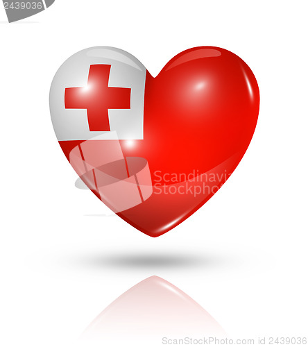 Image of Love Tonga, heart flag icon