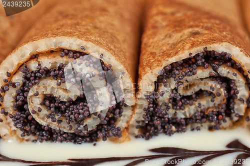 Image of Pancakes with poppy seeds