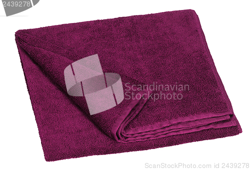 Image of violet towel