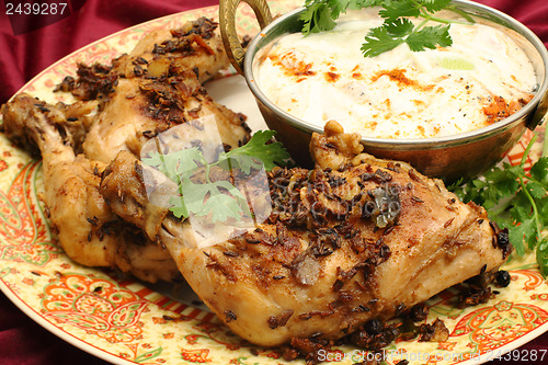 Image of Jeera chicken close up