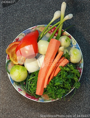 Image of vegetables on plate