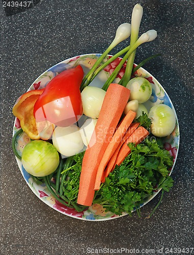 Image of vegetables on plate