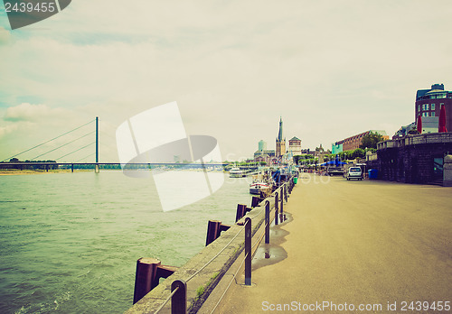 Image of Retro look Duesseldorf, Germany