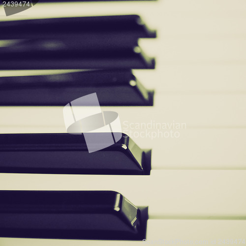 Image of Retro look Music keyboard