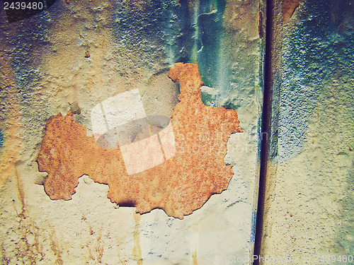 Image of Vintage retro steel background