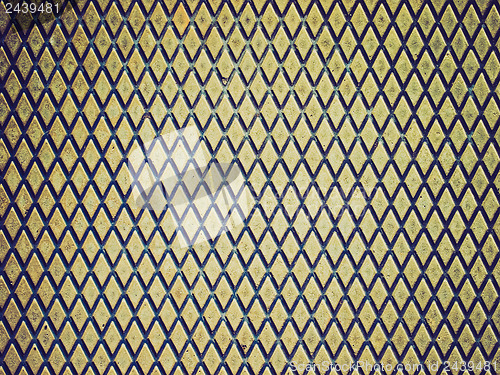 Image of Vintage retro steel background