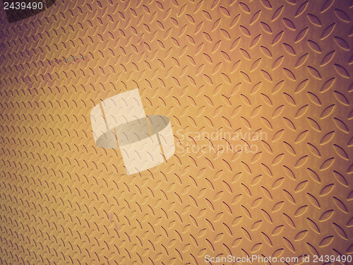 Image of Vintage retro steel background