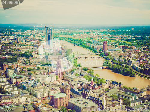 Image of Retro look Frankfurt am Main, Germany