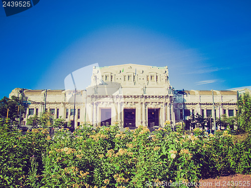 Image of Retro look Stazione Centrale, Milan